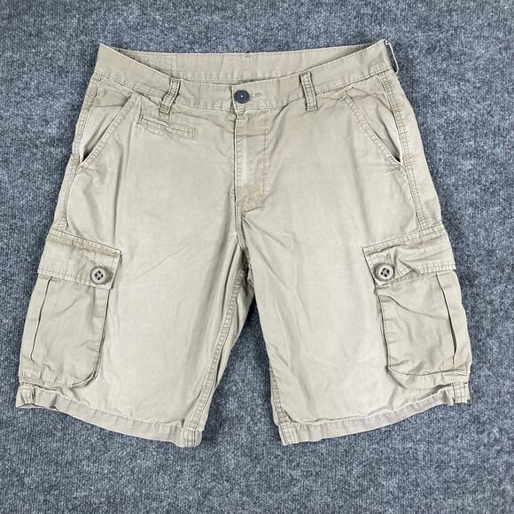 Levi's Cargo Shorts Mens 34 Beige Utility Pockets Outdoor Classic Style 42135 - Picture 1 of 9